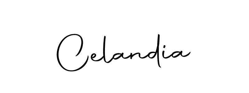 Design your own signature with our free online signature maker. With this signature software, you can create a handwritten (Autography-DOLnW) signature for name Celandia. Celandia signature style 10 images and pictures png
