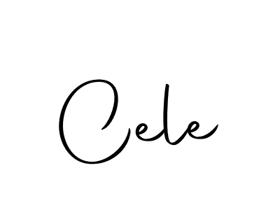 Design your own signature with our free online signature maker. With this signature software, you can create a handwritten (Autography-DOLnW) signature for name Cele. Cele signature style 10 images and pictures png