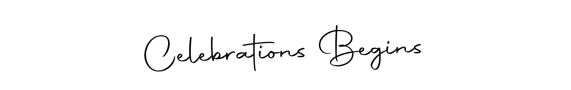 Make a beautiful signature design for name Celebrations Begins. Use this online signature maker to create a handwritten signature for free. Celebrations Begins signature style 10 images and pictures png