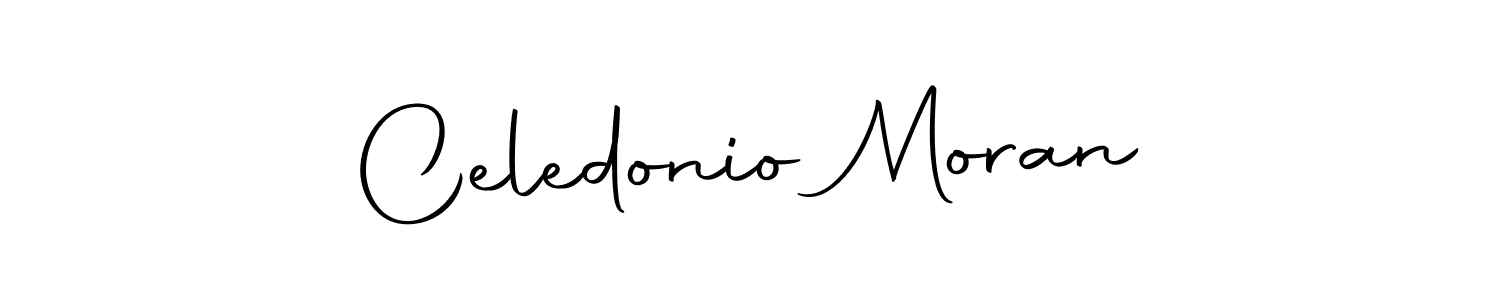 Create a beautiful signature design for name Celedonio Moran. With this signature (Autography-DOLnW) fonts, you can make a handwritten signature for free. Celedonio Moran signature style 10 images and pictures png