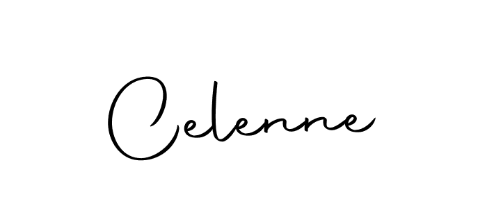 How to make Celenne signature? Autography-DOLnW is a professional autograph style. Create handwritten signature for Celenne name. Celenne signature style 10 images and pictures png