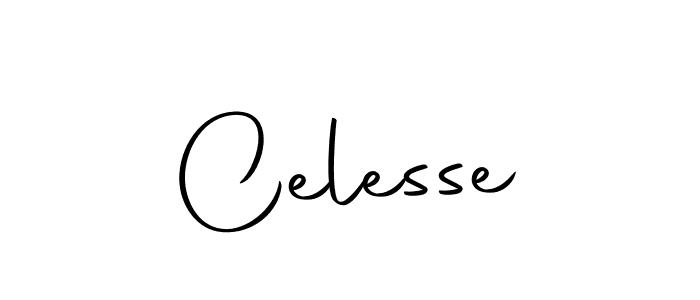 How to make Celesse name signature. Use Autography-DOLnW style for creating short signs online. This is the latest handwritten sign. Celesse signature style 10 images and pictures png