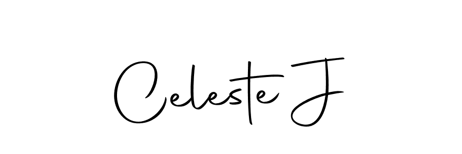 The best way (Autography-DOLnW) to make a short signature is to pick only two or three words in your name. The name Celeste J include a total of six letters. For converting this name. Celeste J signature style 10 images and pictures png