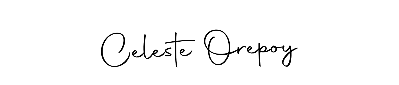 See photos of Celeste Orepoy official signature by Spectra . Check more albums & portfolios. Read reviews & check more about Autography-DOLnW font. Celeste Orepoy signature style 10 images and pictures png