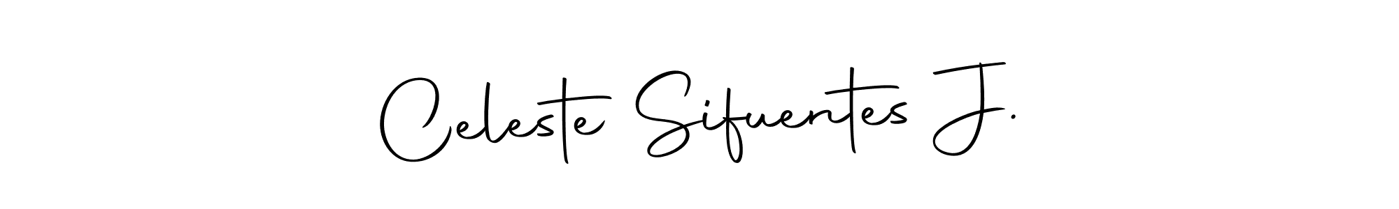 It looks lik you need a new signature style for name Celeste Sifuentes J.. Design unique handwritten (Autography-DOLnW) signature with our free signature maker in just a few clicks. Celeste Sifuentes J. signature style 10 images and pictures png