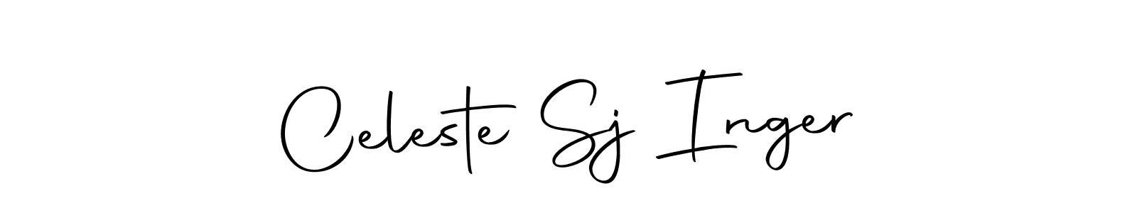 Create a beautiful signature design for name Celeste Sj Inger. With this signature (Autography-DOLnW) fonts, you can make a handwritten signature for free. Celeste Sj Inger signature style 10 images and pictures png