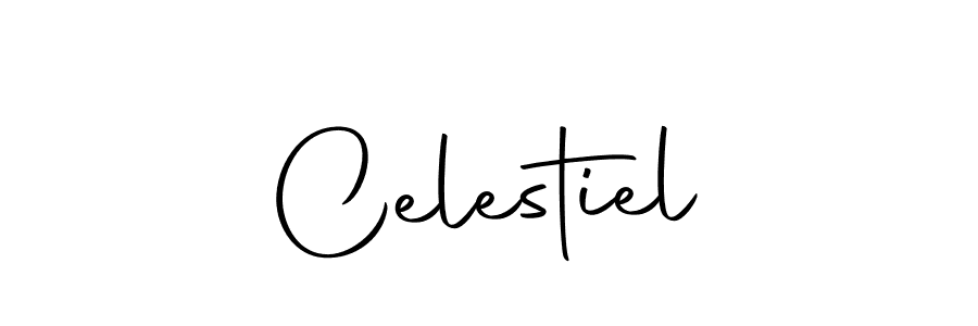 Use a signature maker to create a handwritten signature online. With this signature software, you can design (Autography-DOLnW) your own signature for name Celestiel. Celestiel signature style 10 images and pictures png