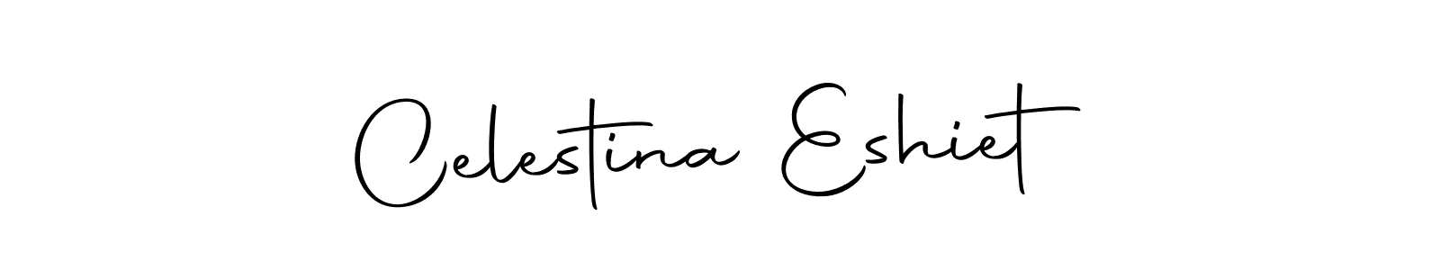 Make a short Celestina Eshiet signature style. Manage your documents anywhere anytime using Autography-DOLnW. Create and add eSignatures, submit forms, share and send files easily. Celestina Eshiet signature style 10 images and pictures png