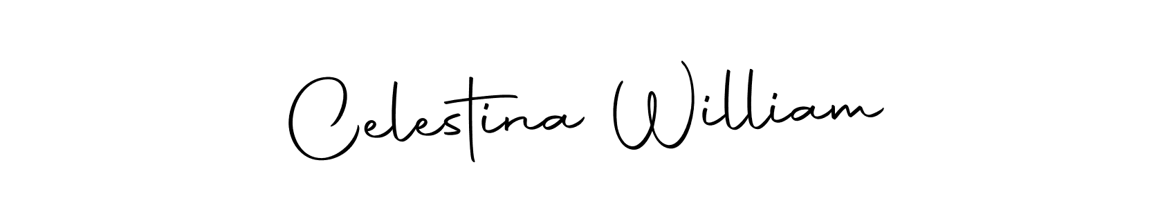 Make a short Celestina William signature style. Manage your documents anywhere anytime using Autography-DOLnW. Create and add eSignatures, submit forms, share and send files easily. Celestina William signature style 10 images and pictures png