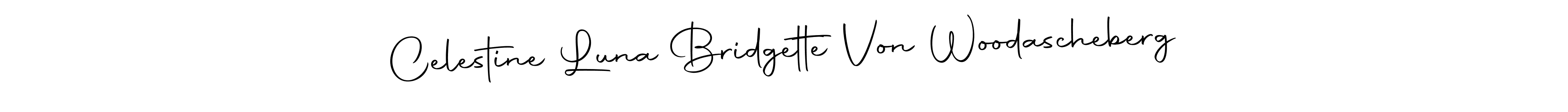 Make a short Celestine Luna Bridgette Von Woodascheberg signature style. Manage your documents anywhere anytime using Autography-DOLnW. Create and add eSignatures, submit forms, share and send files easily. Celestine Luna Bridgette Von Woodascheberg signature style 10 images and pictures png