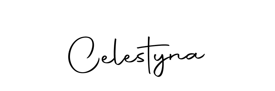 How to make Celestyna signature? Autography-DOLnW is a professional autograph style. Create handwritten signature for Celestyna name. Celestyna signature style 10 images and pictures png