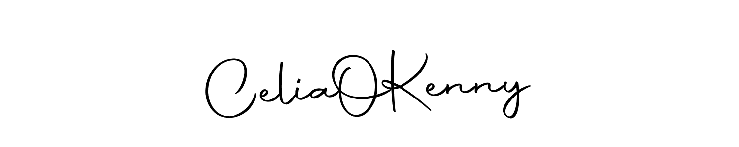 Design your own signature with our free online signature maker. With this signature software, you can create a handwritten (Autography-DOLnW) signature for name Celia  O  Kenny. Celia  O  Kenny signature style 10 images and pictures png