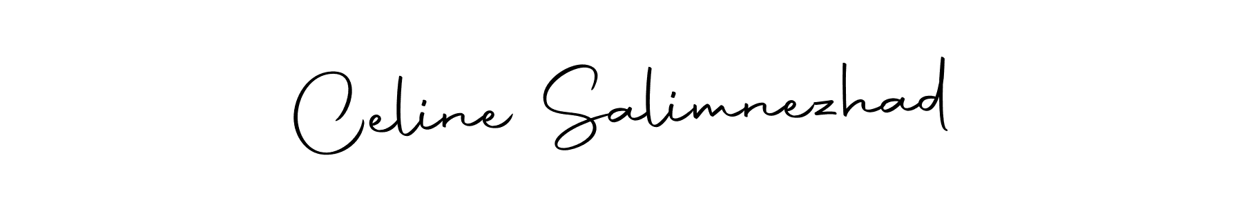 Make a short Celine Salimnezhad signature style. Manage your documents anywhere anytime using Autography-DOLnW. Create and add eSignatures, submit forms, share and send files easily. Celine Salimnezhad signature style 10 images and pictures png