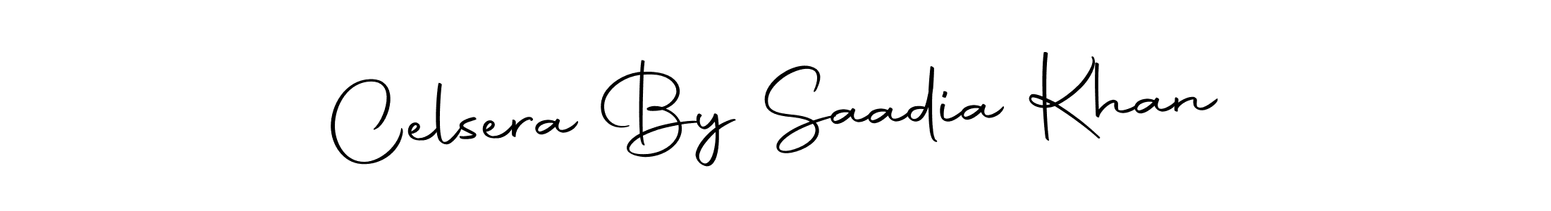 You should practise on your own different ways (Autography-DOLnW) to write your name (Celsera By Saadia Khan) in signature. don't let someone else do it for you. Celsera By Saadia Khan signature style 10 images and pictures png