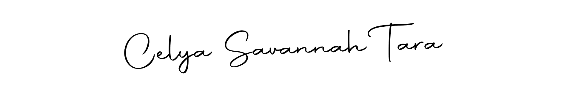 This is the best signature style for the Celya Savannah Tara name. Also you like these signature font (Autography-DOLnW). Mix name signature. Celya Savannah Tara signature style 10 images and pictures png