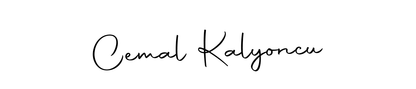 Create a beautiful signature design for name Cemal Kalyoncu. With this signature (Autography-DOLnW) fonts, you can make a handwritten signature for free. Cemal Kalyoncu signature style 10 images and pictures png