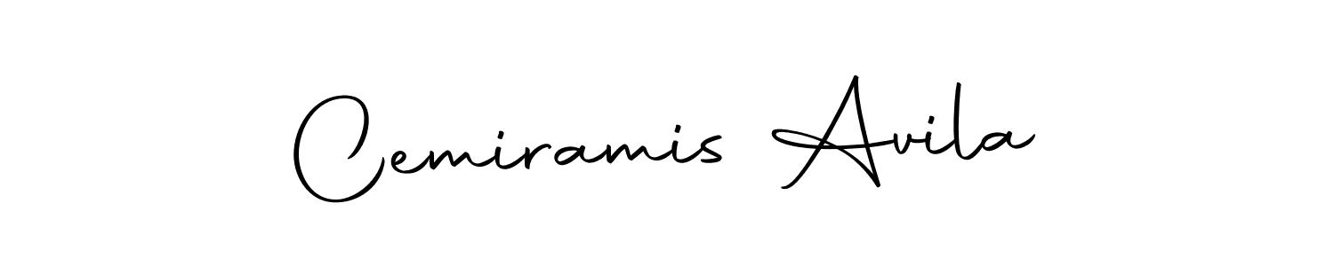 Once you've used our free online signature maker to create your best signature Autography-DOLnW style, it's time to enjoy all of the benefits that Cemiramis Avila name signing documents. Cemiramis Avila signature style 10 images and pictures png