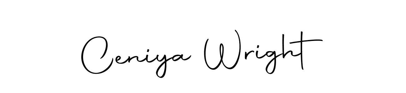 Also we have Ceniya Wright name is the best signature style. Create professional handwritten signature collection using Autography-DOLnW autograph style. Ceniya Wright signature style 10 images and pictures png