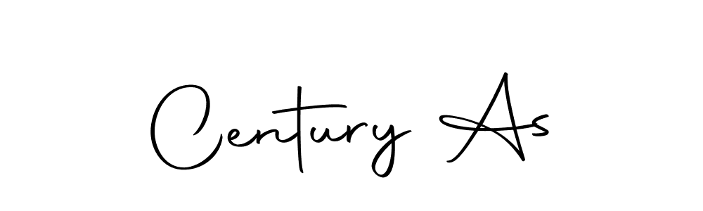 How to make Century As signature? Autography-DOLnW is a professional autograph style. Create handwritten signature for Century As name. Century As signature style 10 images and pictures png