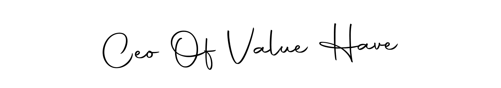 Use a signature maker to create a handwritten signature online. With this signature software, you can design (Autography-DOLnW) your own signature for name Ceo Of Value Have. Ceo Of Value Have signature style 10 images and pictures png