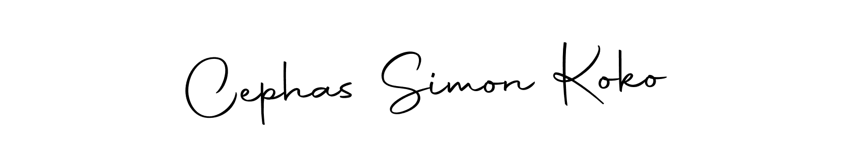 Check out images of Autograph of Cephas Simon Koko name. Actor Cephas Simon Koko Signature Style. Autography-DOLnW is a professional sign style online. Cephas Simon Koko signature style 10 images and pictures png