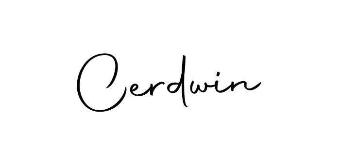 The best way (Autography-DOLnW) to make a short signature is to pick only two or three words in your name. The name Cerdwin include a total of six letters. For converting this name. Cerdwin signature style 10 images and pictures png
