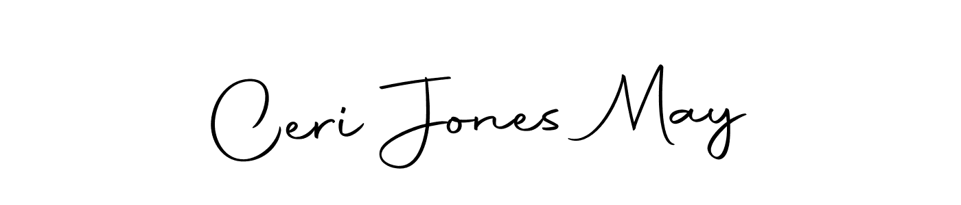 Create a beautiful signature design for name Ceri Jones May. With this signature (Autography-DOLnW) fonts, you can make a handwritten signature for free. Ceri Jones May signature style 10 images and pictures png