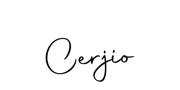Use a signature maker to create a handwritten signature online. With this signature software, you can design (Autography-DOLnW) your own signature for name Cerjio. Cerjio signature style 10 images and pictures png