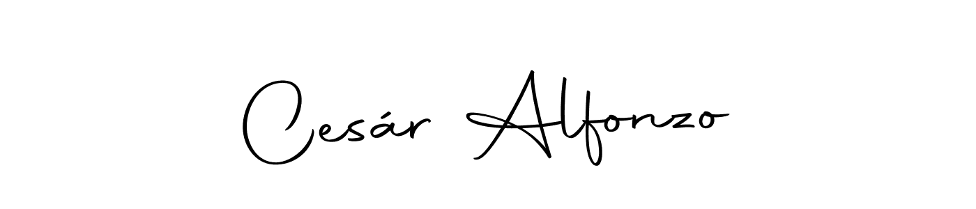 Autography-DOLnW is a professional signature style that is perfect for those who want to add a touch of class to their signature. It is also a great choice for those who want to make their signature more unique. Get Cesár Alfonzo name to fancy signature for free. Cesár Alfonzo signature style 10 images and pictures png