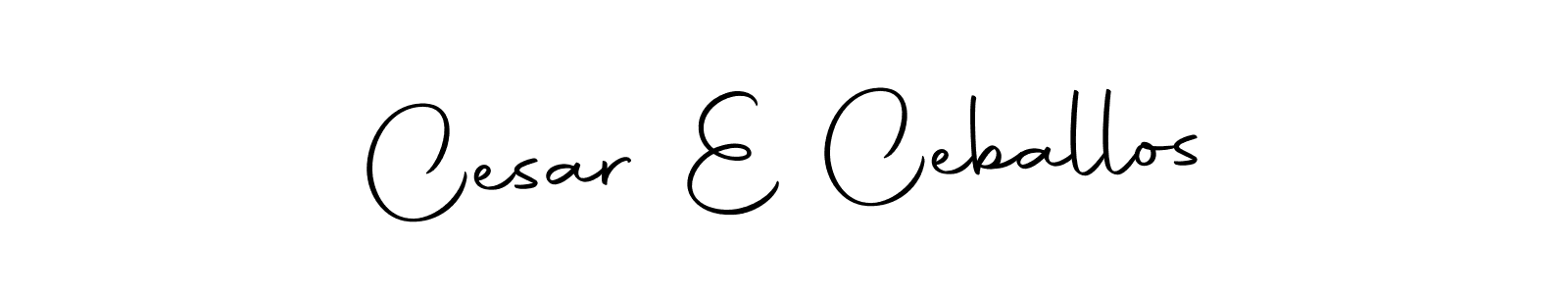 How to make Cesar E Ceballos signature? Autography-DOLnW is a professional autograph style. Create handwritten signature for Cesar E Ceballos name. Cesar E Ceballos signature style 10 images and pictures png