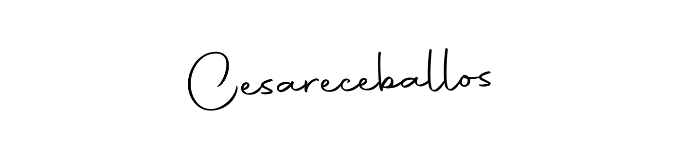 Make a beautiful signature design for name Cesareceballos. Use this online signature maker to create a handwritten signature for free. Cesareceballos signature style 10 images and pictures png