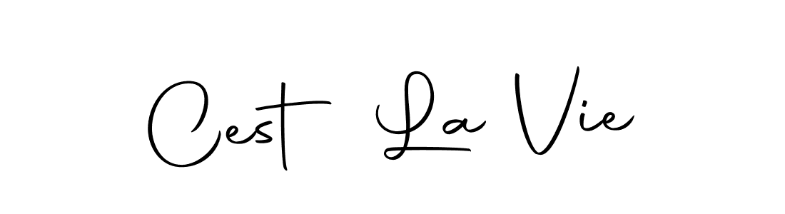 Use a signature maker to create a handwritten signature online. With this signature software, you can design (Autography-DOLnW) your own signature for name Cest La Vie. Cest La Vie signature style 10 images and pictures png