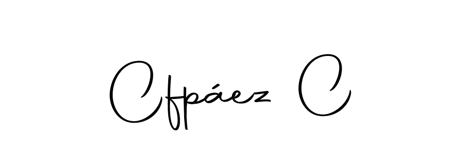 Similarly Autography-DOLnW is the best handwritten signature design. Signature creator online .You can use it as an online autograph creator for name Cfpáez C. Cfpáez C signature style 10 images and pictures png