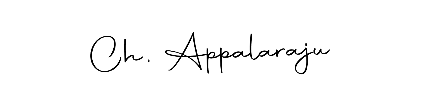 The best way (Autography-DOLnW) to make a short signature is to pick only two or three words in your name. The name Ch, Appalaraju include a total of six letters. For converting this name. Ch, Appalaraju signature style 10 images and pictures png