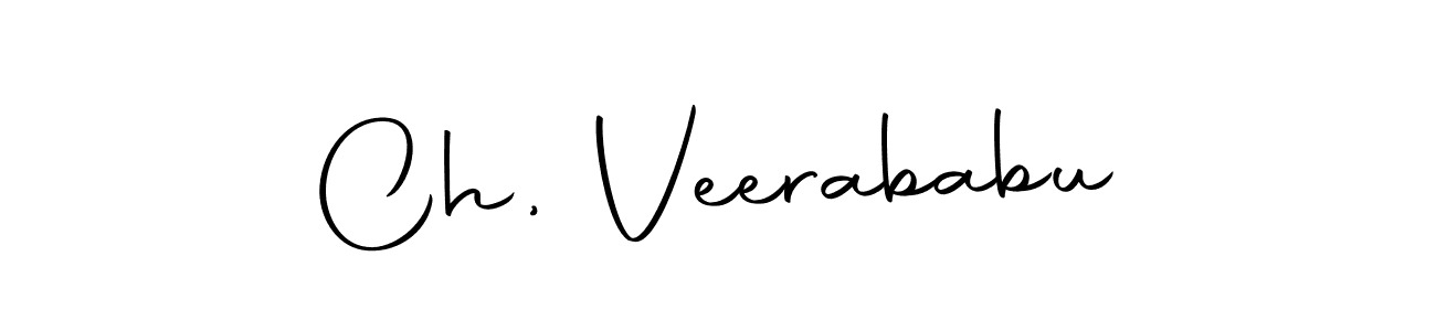 Here are the top 10 professional signature styles for the name Ch, Veerababu. These are the best autograph styles you can use for your name. Ch, Veerababu signature style 10 images and pictures png