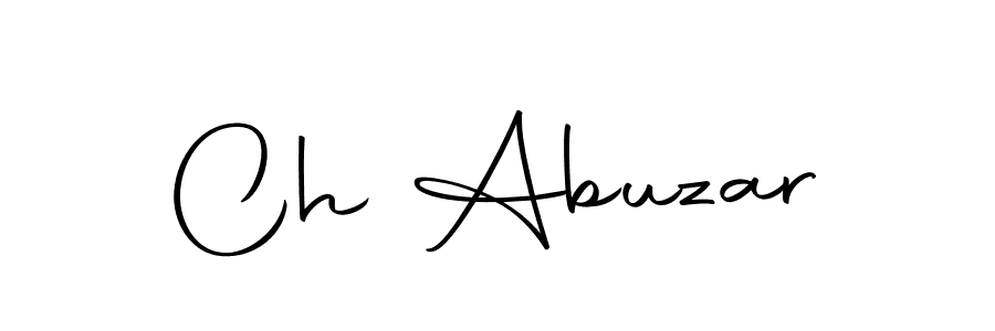 You should practise on your own different ways (Autography-DOLnW) to write your name (Ch Abuzar) in signature. don't let someone else do it for you. Ch Abuzar signature style 10 images and pictures png