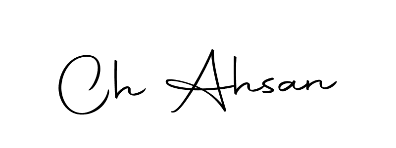 Make a short Ch Ahsan signature style. Manage your documents anywhere anytime using Autography-DOLnW. Create and add eSignatures, submit forms, share and send files easily. Ch Ahsan signature style 10 images and pictures png