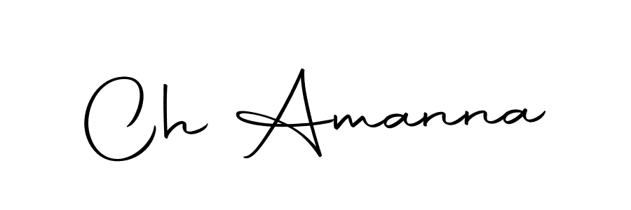 Use a signature maker to create a handwritten signature online. With this signature software, you can design (Autography-DOLnW) your own signature for name Ch Amanna. Ch Amanna signature style 10 images and pictures png