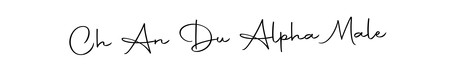 Ch An Du Alpha Male stylish signature style. Best Handwritten Sign (Autography-DOLnW) for my name. Handwritten Signature Collection Ideas for my name Ch An Du Alpha Male. Ch An Du Alpha Male signature style 10 images and pictures png