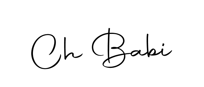 You should practise on your own different ways (Autography-DOLnW) to write your name (Ch Babi) in signature. don't let someone else do it for you. Ch Babi signature style 10 images and pictures png