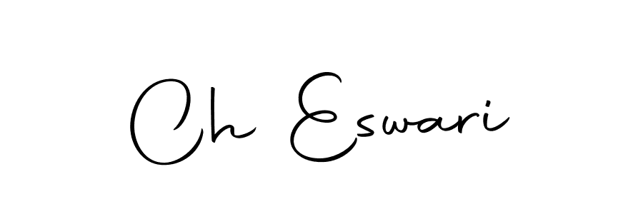 You can use this online signature creator to create a handwritten signature for the name Ch Eswari. This is the best online autograph maker. Ch Eswari signature style 10 images and pictures png
