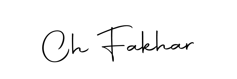 Ch Fakhar stylish signature style. Best Handwritten Sign (Autography-DOLnW) for my name. Handwritten Signature Collection Ideas for my name Ch Fakhar. Ch Fakhar signature style 10 images and pictures png
