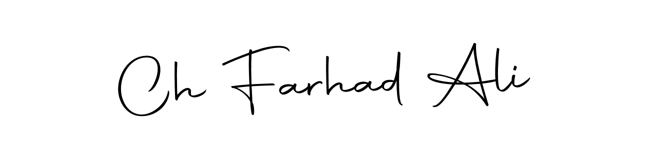 Make a short Ch Farhad Ali signature style. Manage your documents anywhere anytime using Autography-DOLnW. Create and add eSignatures, submit forms, share and send files easily. Ch Farhad Ali signature style 10 images and pictures png