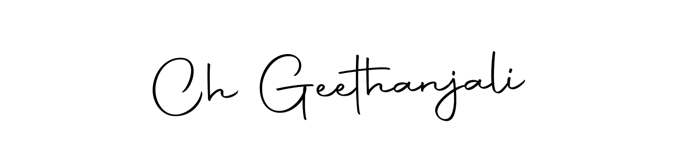 Make a beautiful signature design for name Ch Geethanjali. With this signature (Autography-DOLnW) style, you can create a handwritten signature for free. Ch Geethanjali signature style 10 images and pictures png