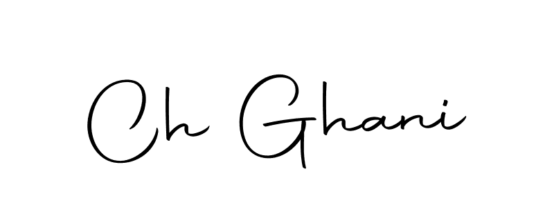 Also we have Ch Ghani name is the best signature style. Create professional handwritten signature collection using Autography-DOLnW autograph style. Ch Ghani signature style 10 images and pictures png