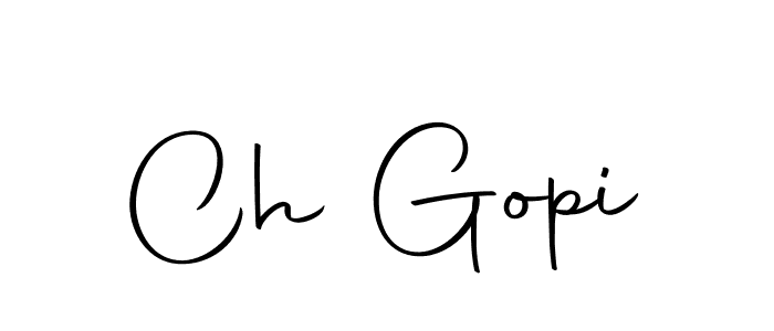 The best way (Autography-DOLnW) to make a short signature is to pick only two or three words in your name. The name Ch Gopi include a total of six letters. For converting this name. Ch Gopi signature style 10 images and pictures png