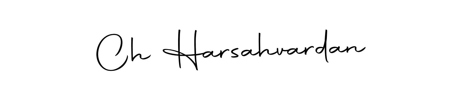 Design your own signature with our free online signature maker. With this signature software, you can create a handwritten (Autography-DOLnW) signature for name Ch Harsahvardan. Ch Harsahvardan signature style 10 images and pictures png