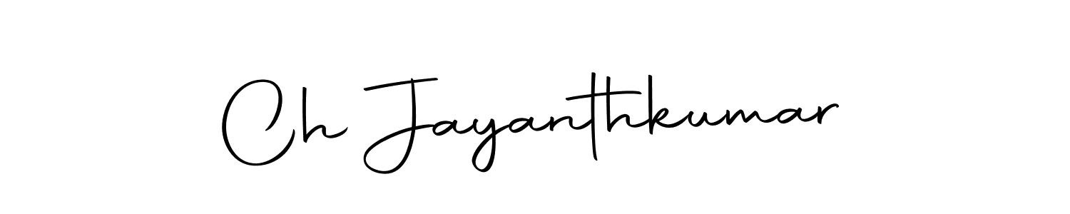 The best way (Autography-DOLnW) to make a short signature is to pick only two or three words in your name. The name Ch Jayanthkumar include a total of six letters. For converting this name. Ch Jayanthkumar signature style 10 images and pictures png
