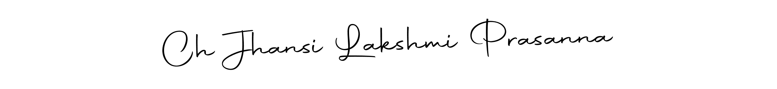 It looks lik you need a new signature style for name Ch Jhansi Lakshmi Prasanna. Design unique handwritten (Autography-DOLnW) signature with our free signature maker in just a few clicks. Ch Jhansi Lakshmi Prasanna signature style 10 images and pictures png