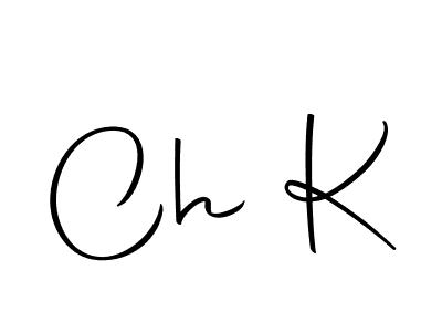 Design your own signature with our free online signature maker. With this signature software, you can create a handwritten (Autography-DOLnW) signature for name Ch K. Ch K signature style 10 images and pictures png